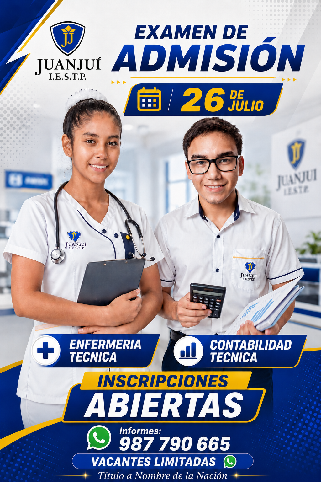Examen de Admisión 26 de Julio